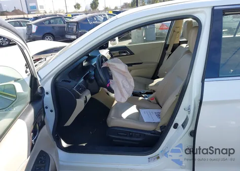 2017 Honda Accord Hybrid Ex-L from USA, damaged, VIN JHMCR6F54HC027798